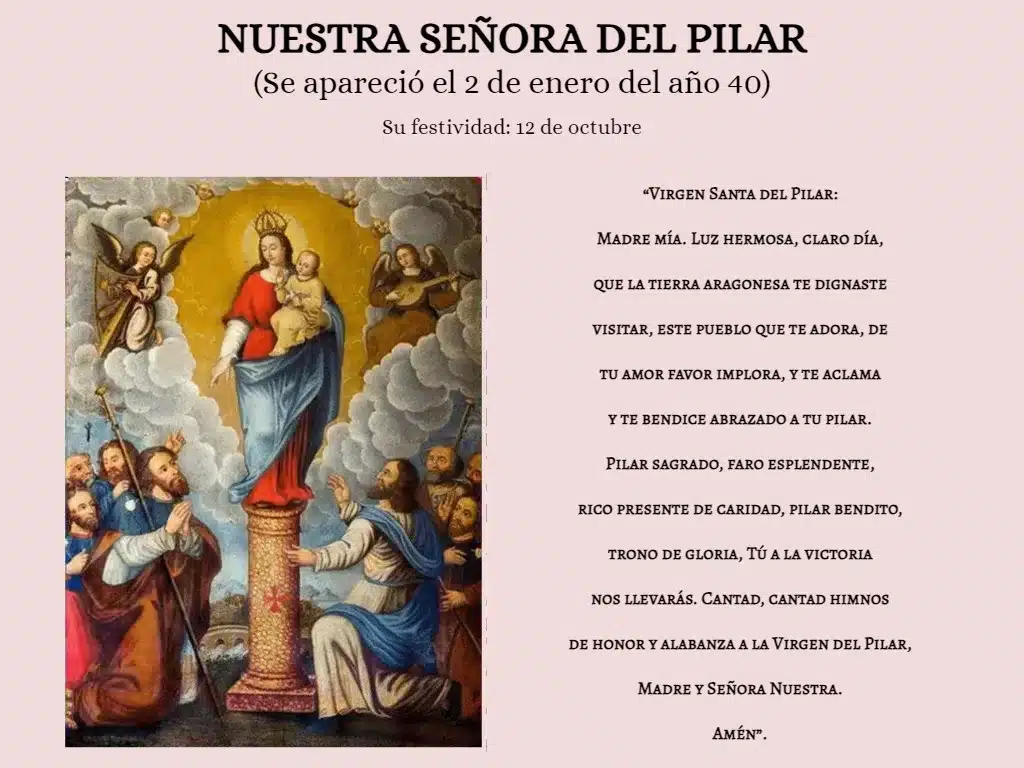 NUESTRA SEÑORA DEL PILAR