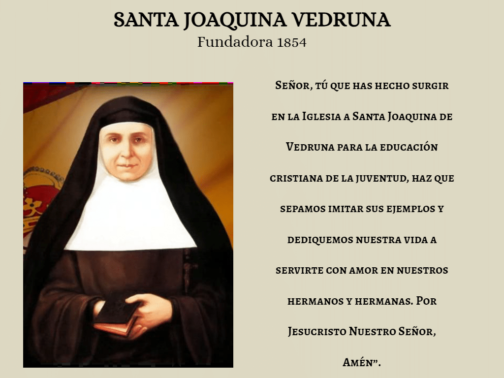 SANTA JOAQUINA VEDRUNA