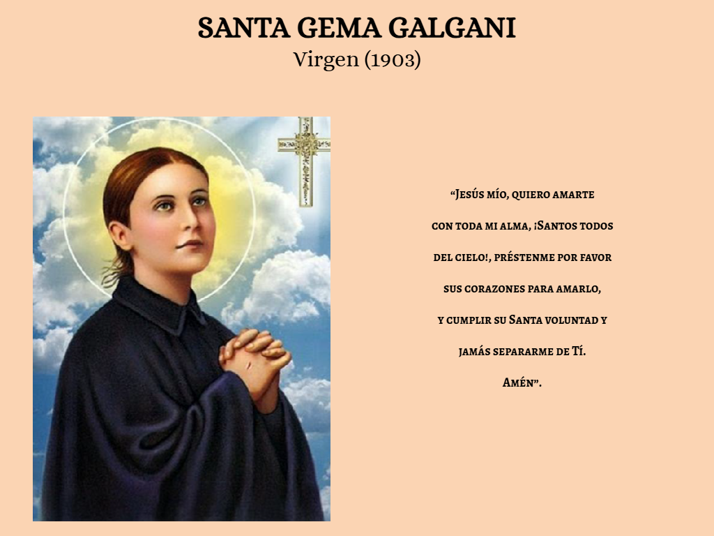 SANTA GEMA GALGANI